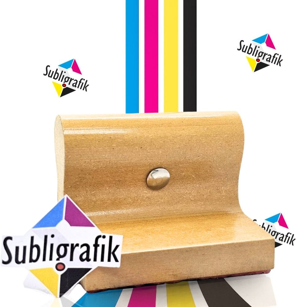 SELLO DE MADERA 10X10 CM