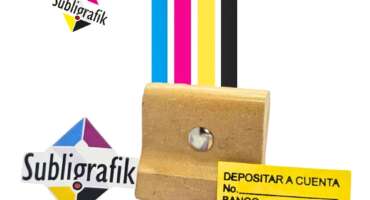 SELLO DE MADERA 2X5 CM