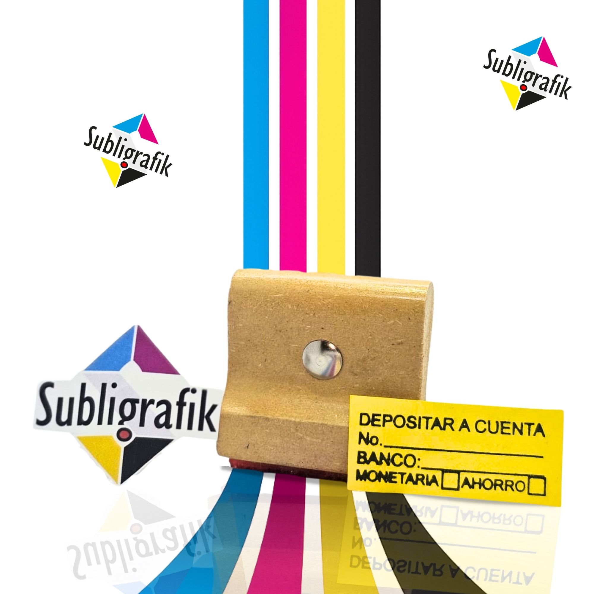 SELLO DE MADERA 2X5 CM