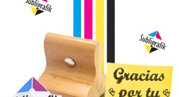 SELLO DE MADERA 5X5 CM