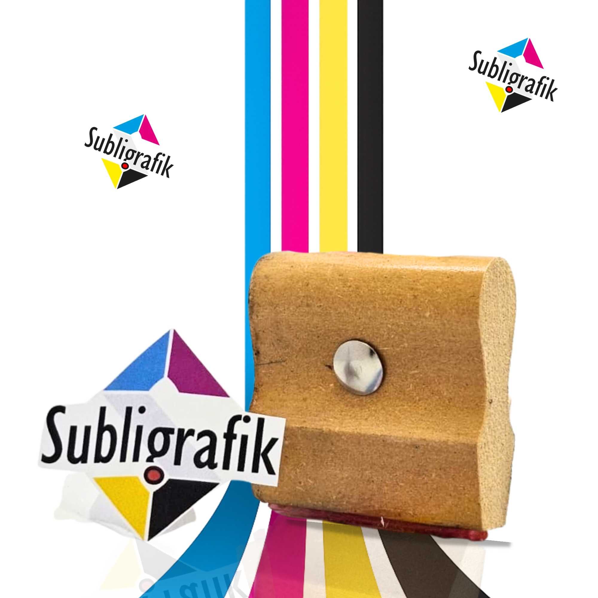 SELLO DE MADERA 4X1 CM