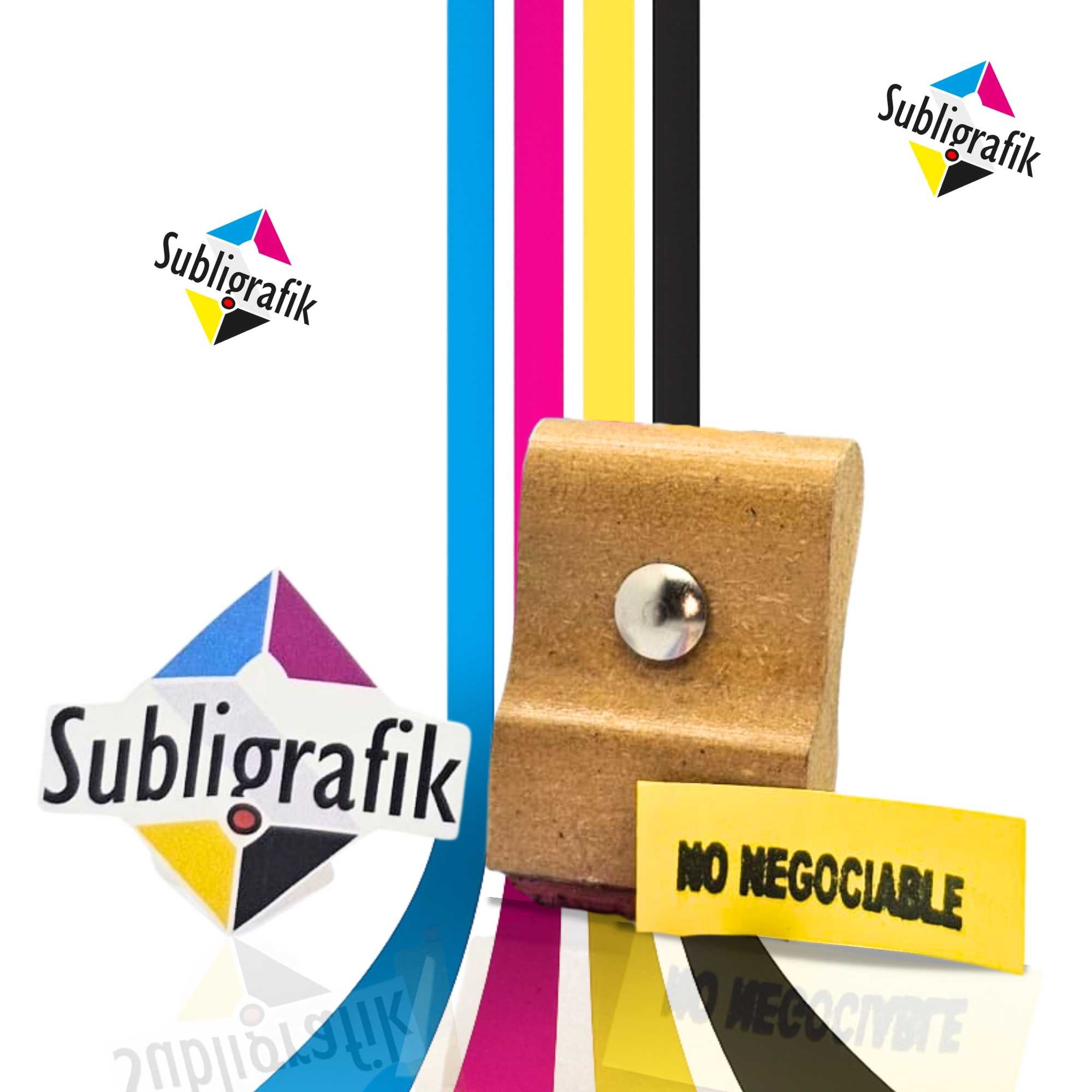 SELLO DE MADERA 4X0.7 CM - Image 2